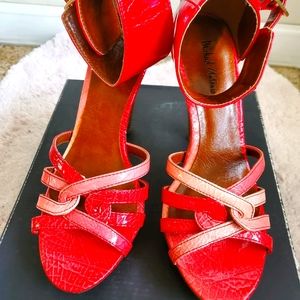 Michael Antonio Red Ankle heels
